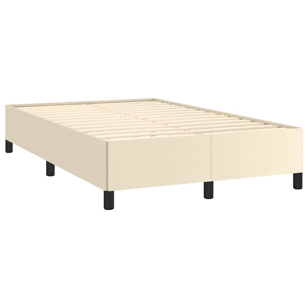 sengeramme uden madras 120x190 cm kunstlæder enkeltseng grå