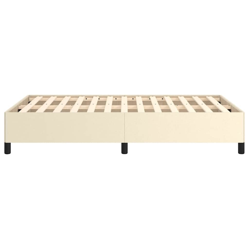 sengeramme uden madras 120x190 cm kunstlæder enkeltseng grå