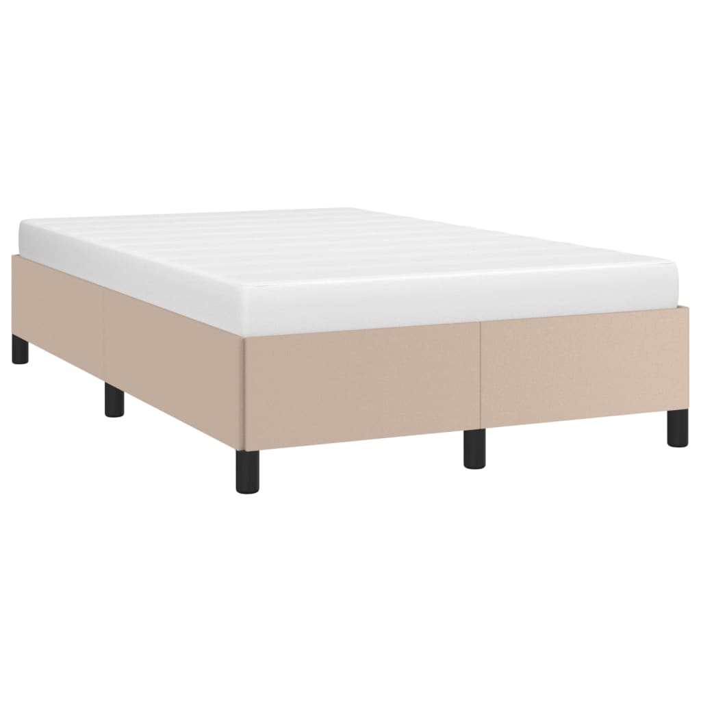 sengeramme uden madras 120x190 cm cappuccino farvet
