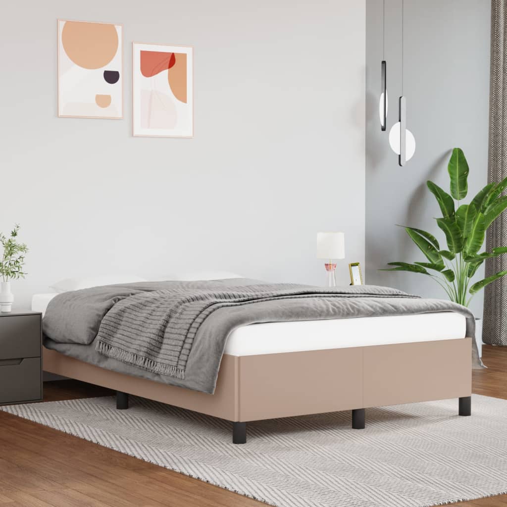 sengeramme uden madras 120x190 cm cappuccino farvet