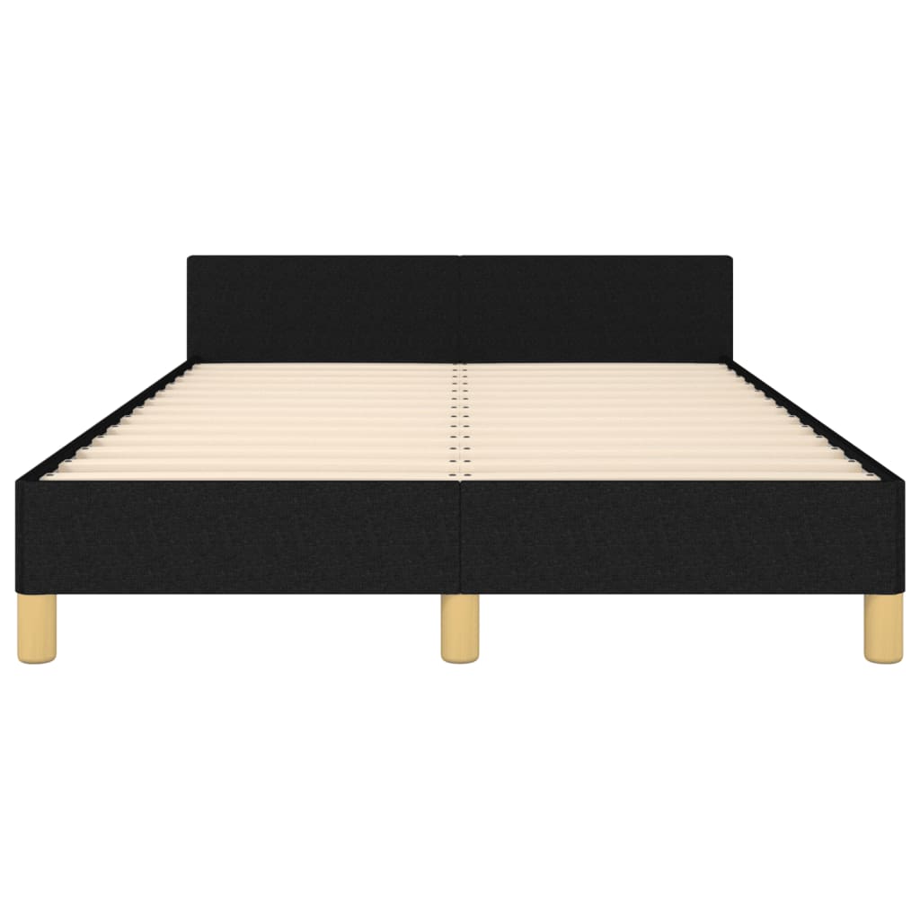 sengeramme uden madras 120x190 cm stof sort