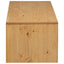 sofabord SAUDA 99x55x45 cm massivt fyrretræ egetræsfarvet