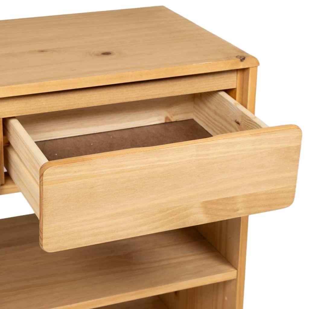 konsolbord SAUDA 89,5x36,5x73 cm massivt fyrretræ eg