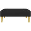 fodskammel 77x55x31 cm stof sort