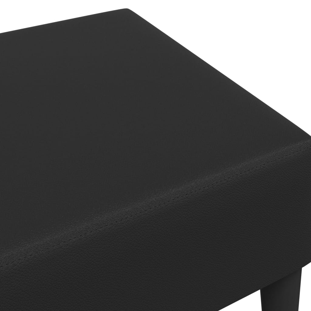 fodskammel 77x55x31 cm kunstlæder sort