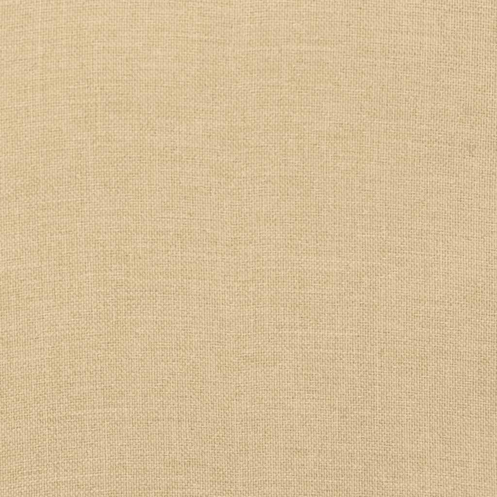 hynde til liggestol 186x58x4 cm stof meleret beige