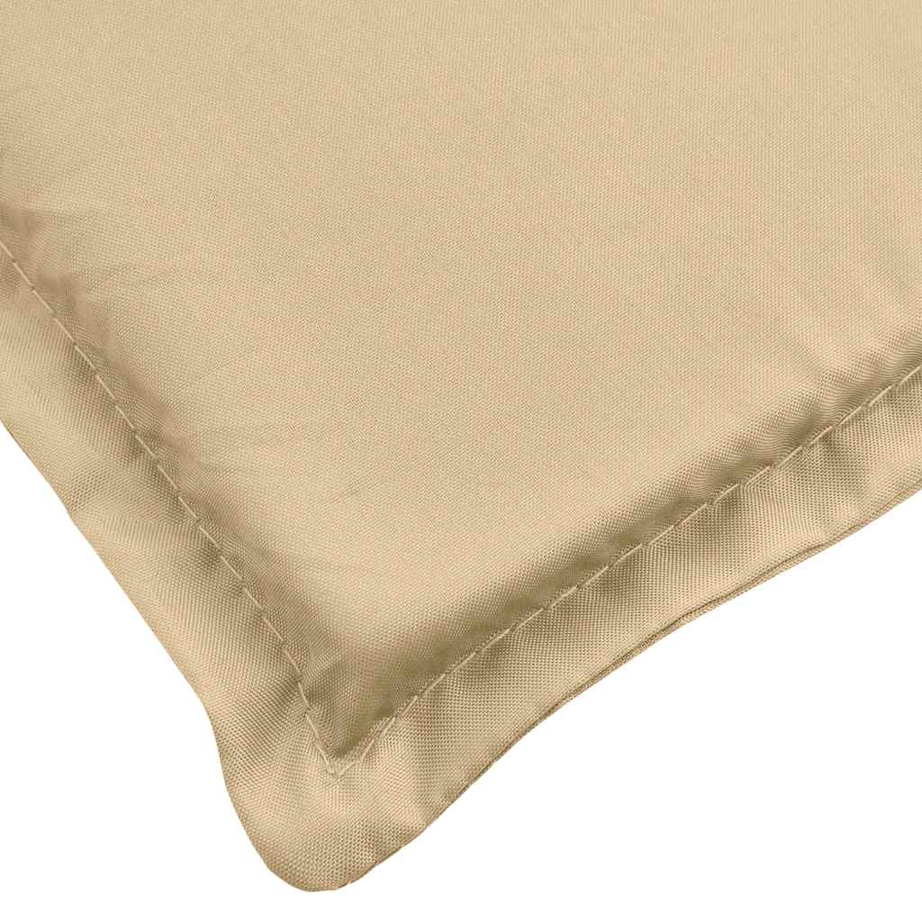 hynde til dækstol (75+105) x 50 x 4 cm stof meleret beige