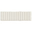 hynde til liggestol 200x50x4 cm stof meleret cremefarvet