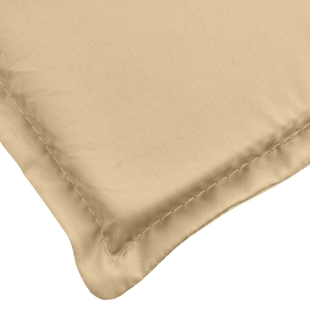 hynde til liggestol 200x60x4 cm stof meleret beige