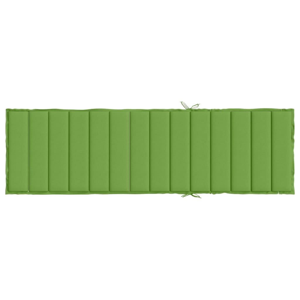 hynde til liggestol 200x60x4 cm stof meleret grøn