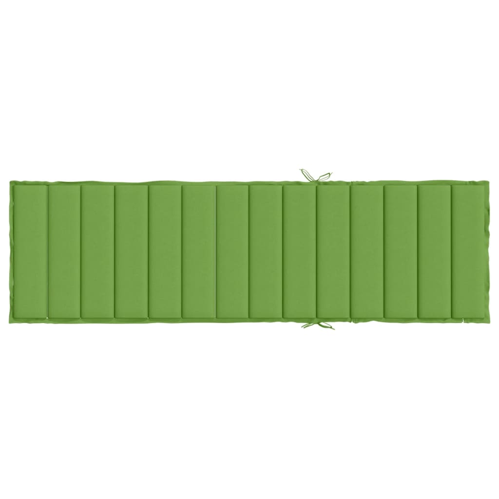hynde til liggestol 200x70x4 cm stof meleret grøn