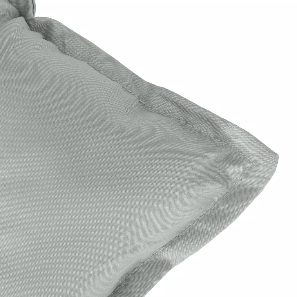 hynde til havebænk 100x50x7 cm stof meleret lysegrå