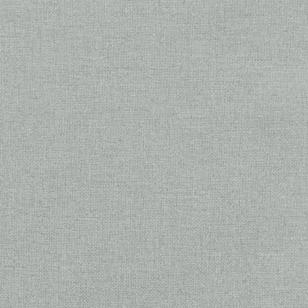 hynde til havebænk 100x50x7 cm stof meleret lysegrå