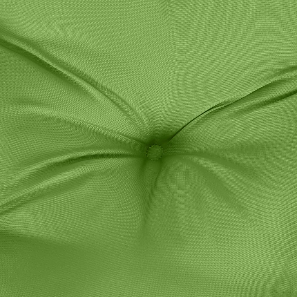 hynde til havebænk 100x50x7 cm stof meleret grøn