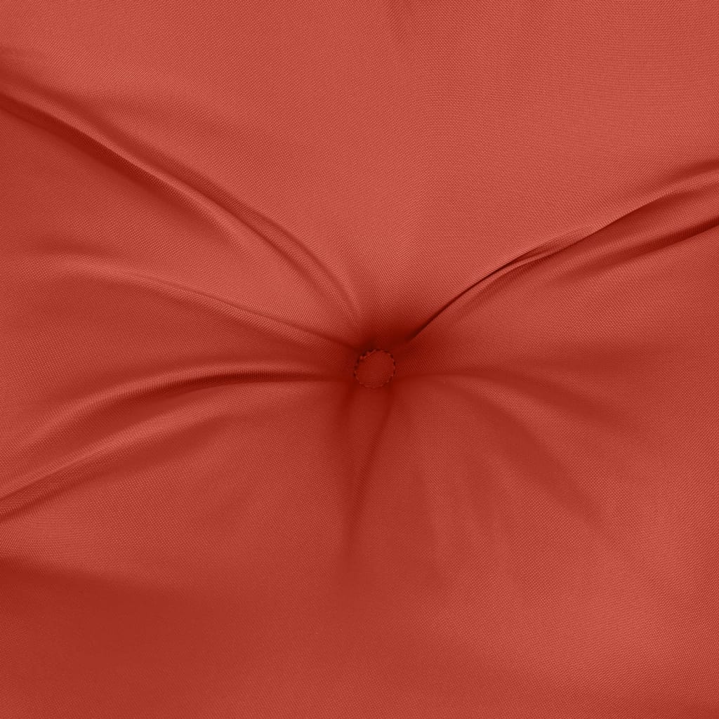 hynde til havebænk 100x50x7 cm stof meleret rød