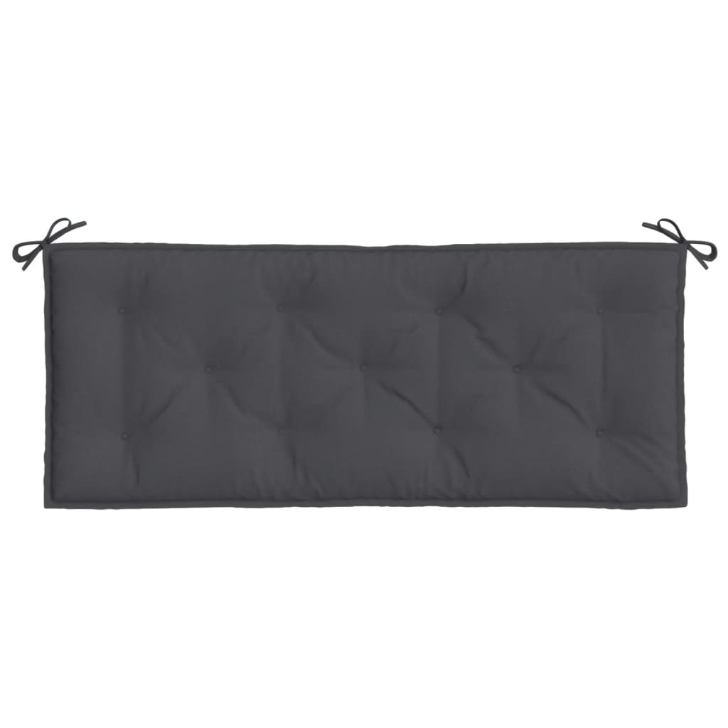hynde til havebænk 120x50x7 cm stof meleret antracitgrå
