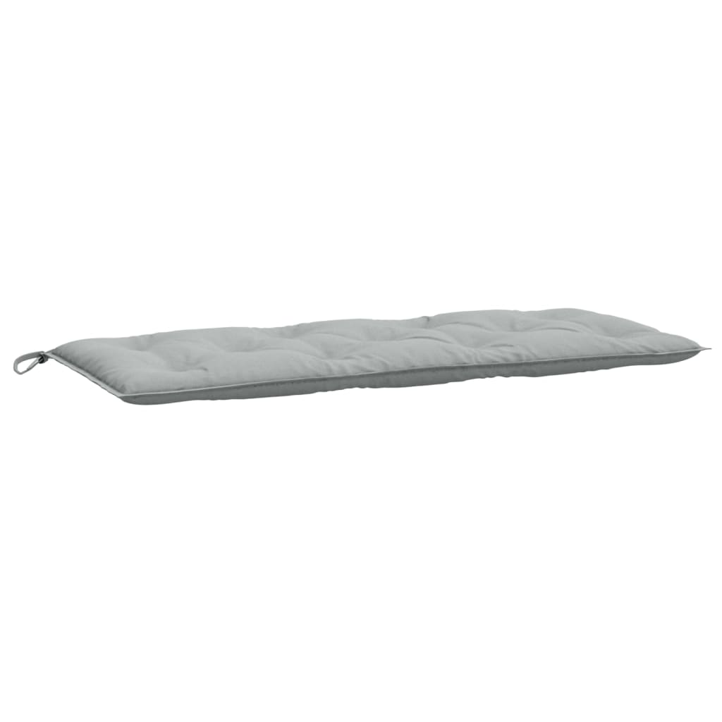 hynde til havebænk 120x50x7 cm stof meleret lysegrå