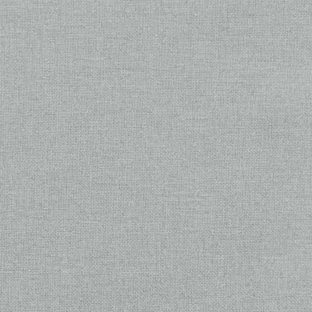 hynde til havebænk 120x50x7 cm stof meleret lysegrå