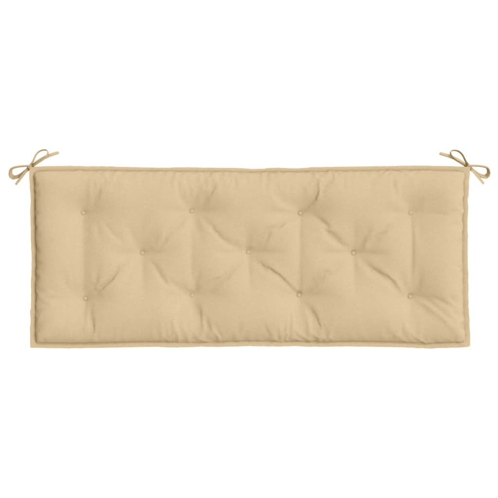 hynde til havebænk 120x50x7 cm stof meleret beige