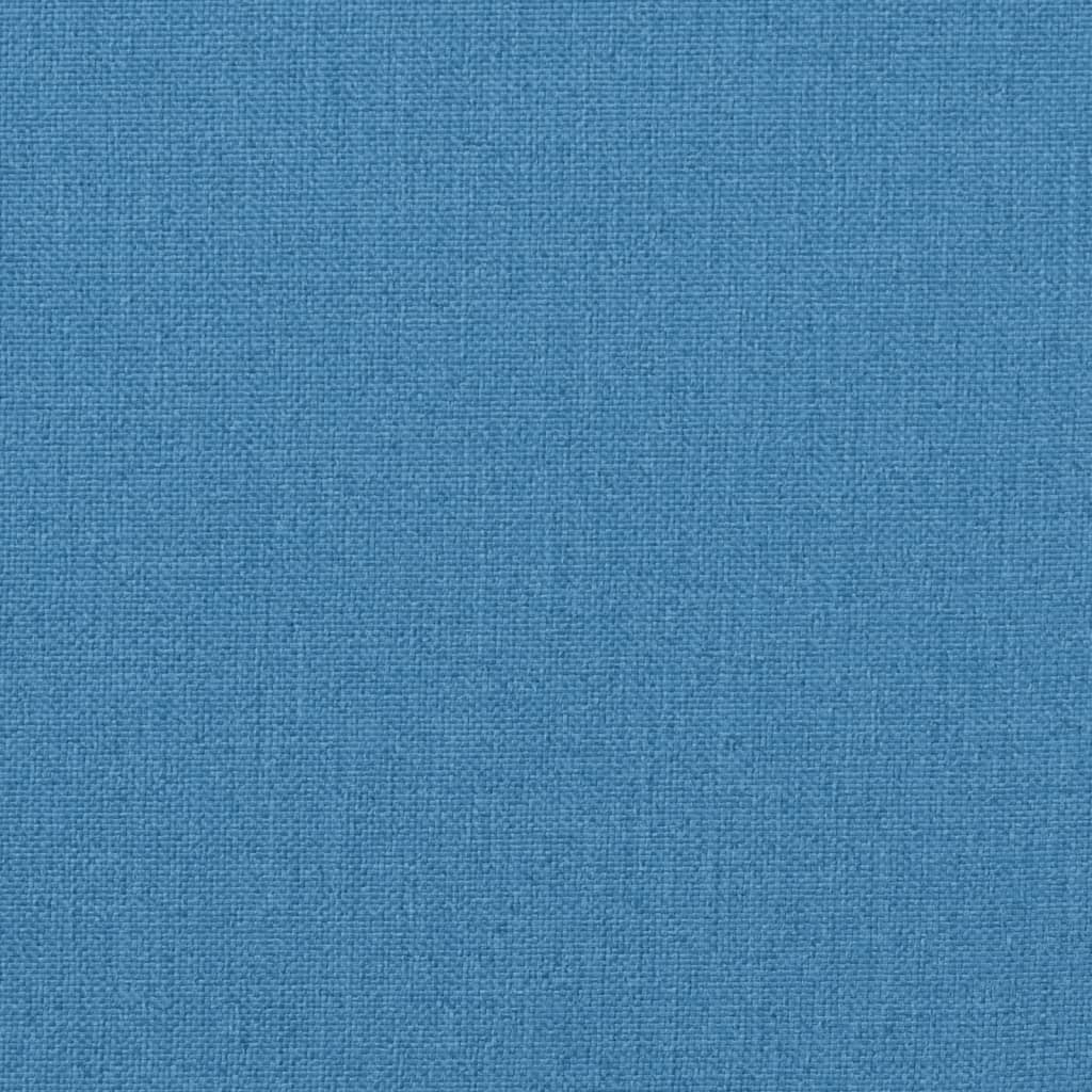 hynde til havebænk 120x50x7 cm stof meleret blå