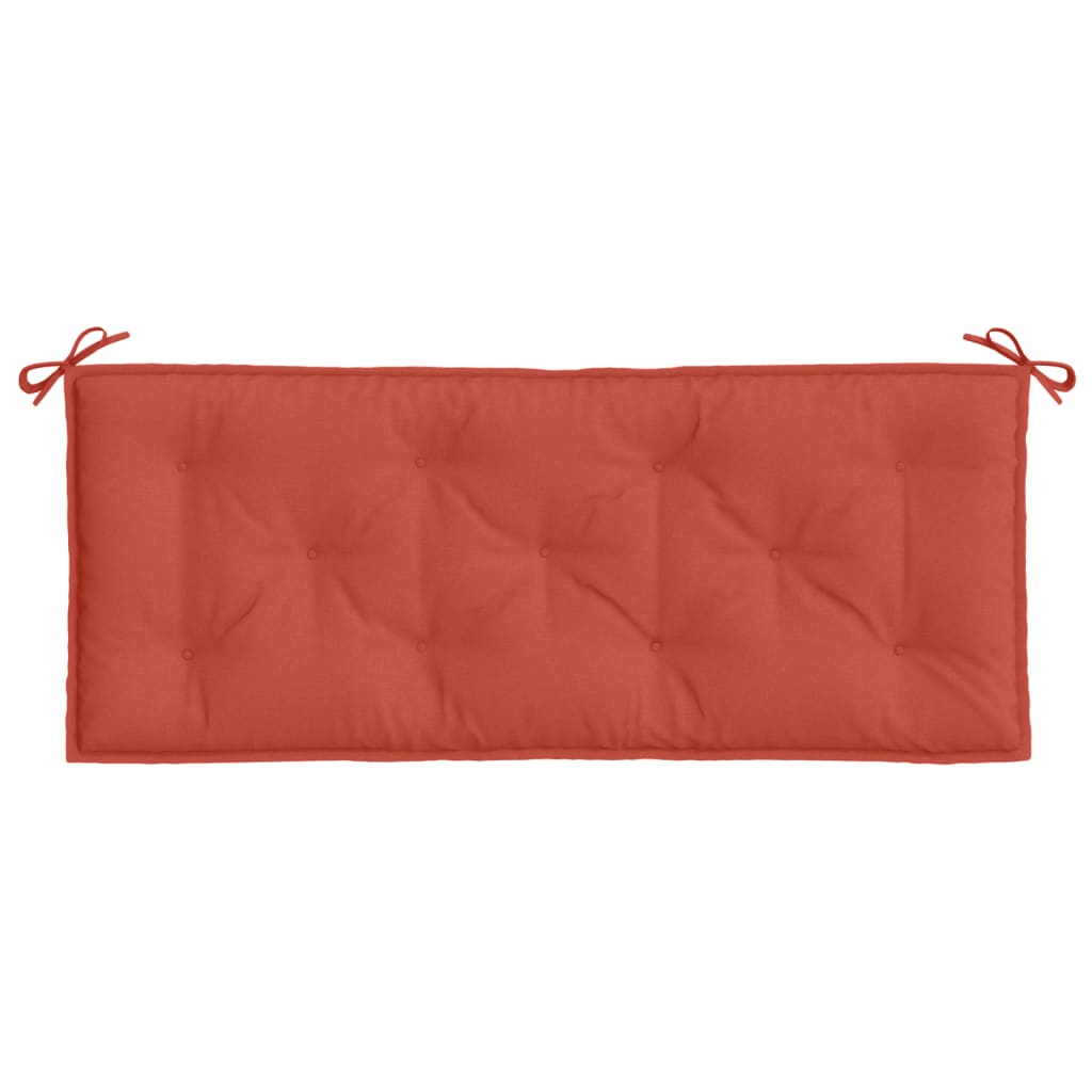 hynde til havebænk 120x50x7 cm stof meleret red