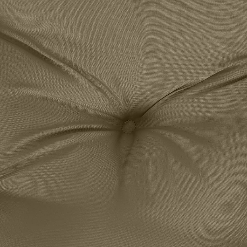 hynde til havebænk 120x50x7 cm stof meleret gråbrun