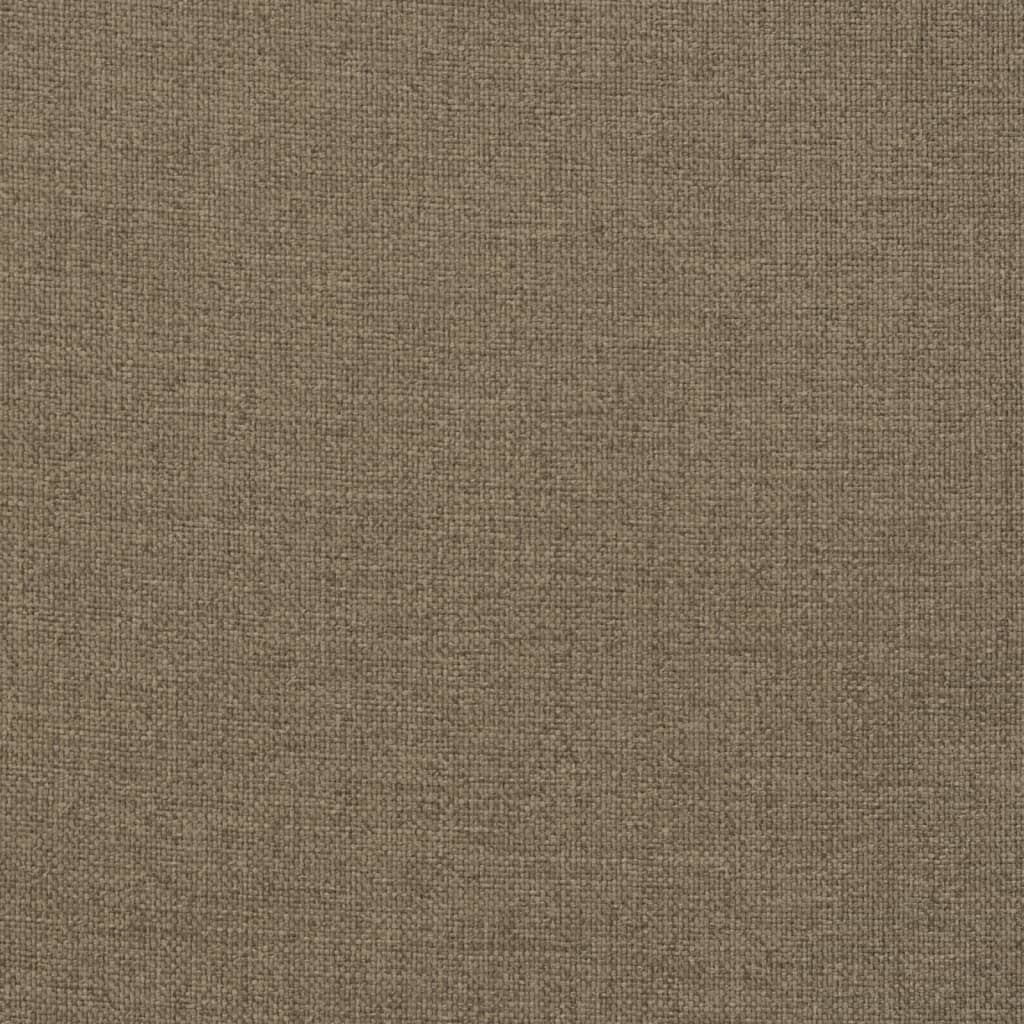 hynde til havebænk 120x50x7 cm stof meleret gråbrun