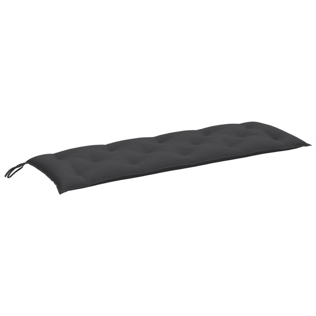hynde til havebænk 150x50x7 cm stof meleret antracitgrå