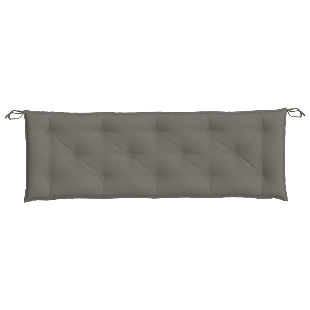 hynde til havebænk 150x50x7 cm stof meleret mørkegrå