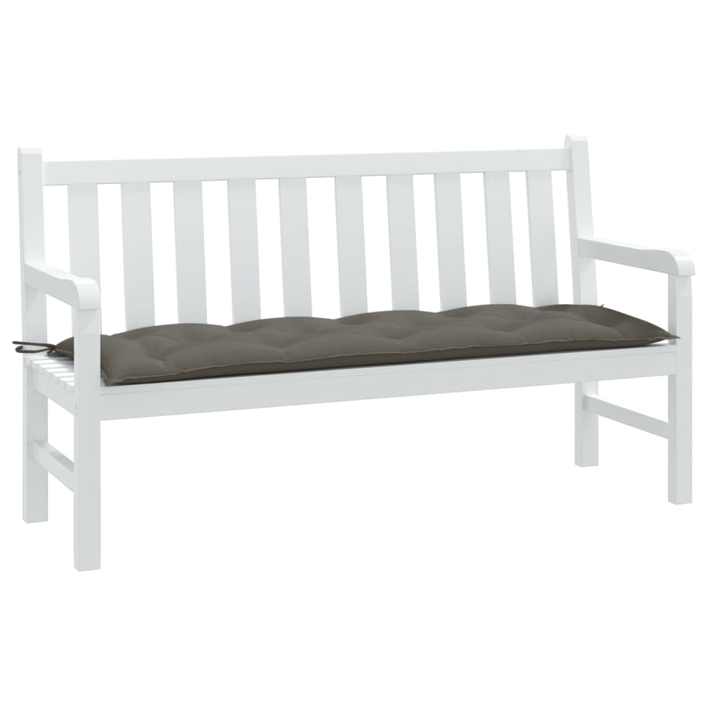 hynde til havebænk 150x50x7 cm stof meleret mørkegrå
