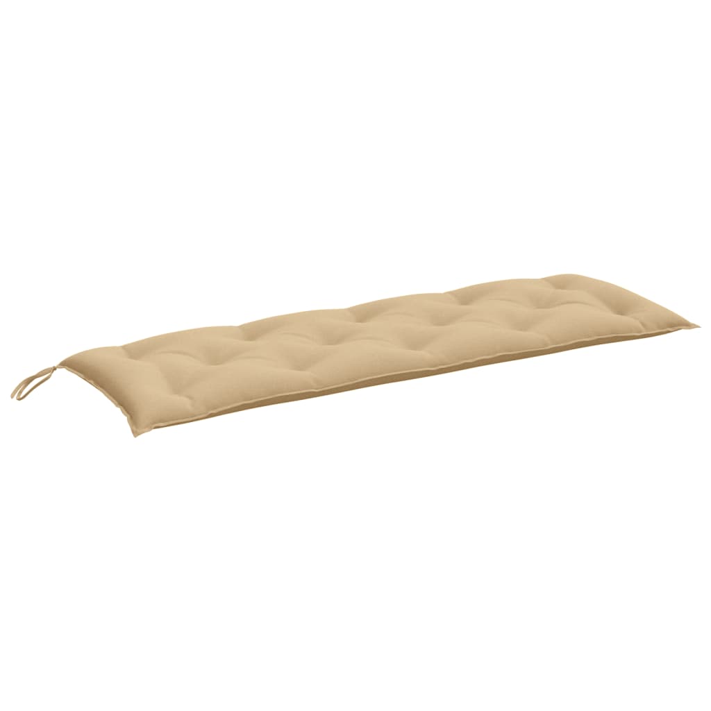 hynde til havebænk 150x50x7 cm stof meleret beige