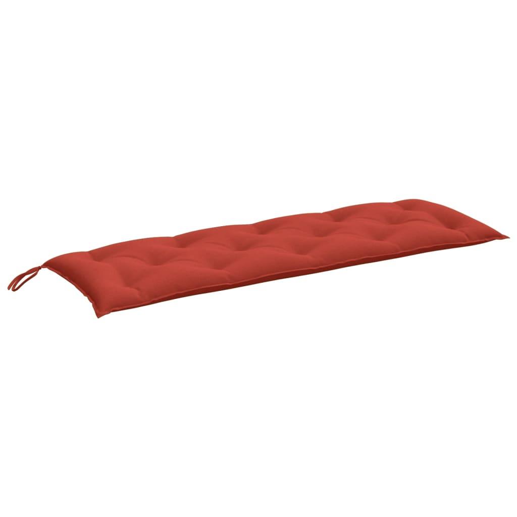 hynde til havebænk 150x50x7 cm stof meleret red