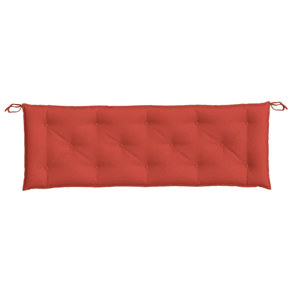 hynde til havebænk 150x50x7 cm stof meleret red