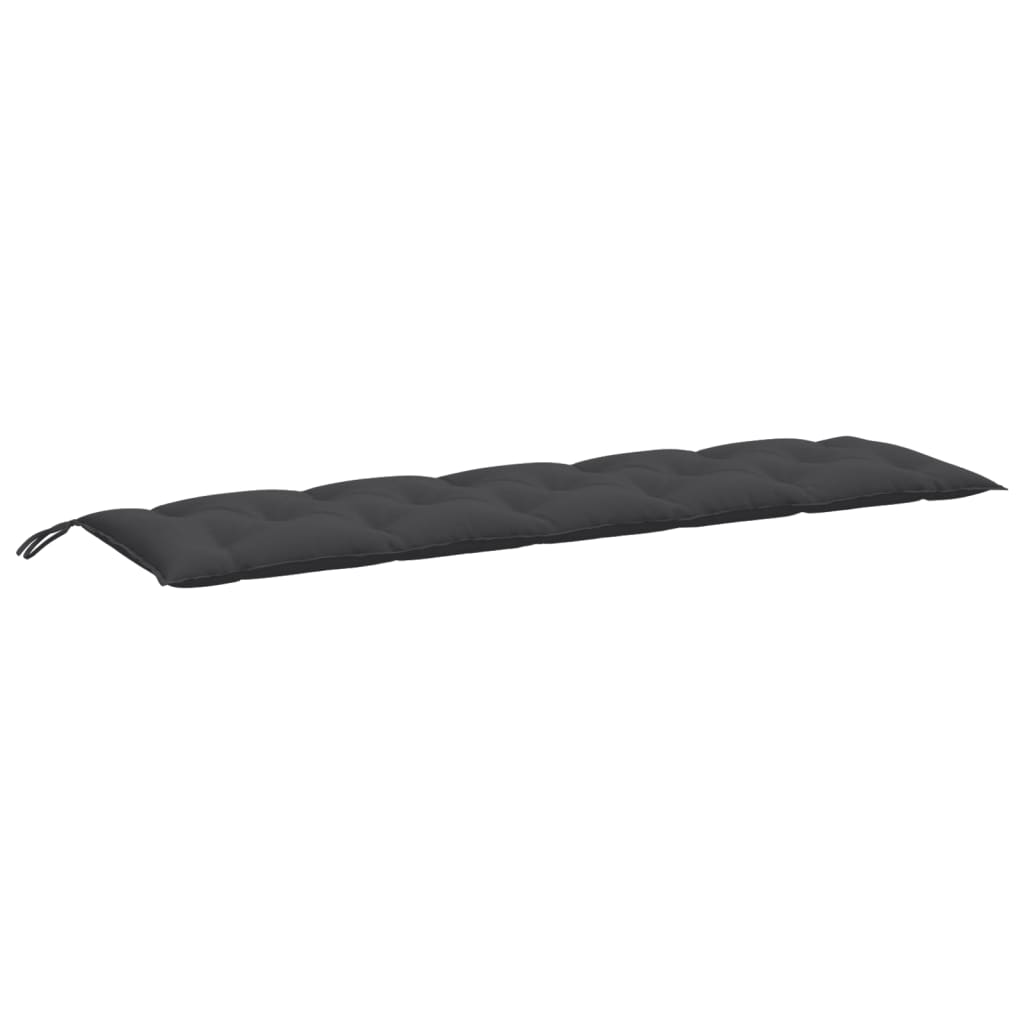 hynde til havebænk 180x50x7 cm stof meleret antracitgrå