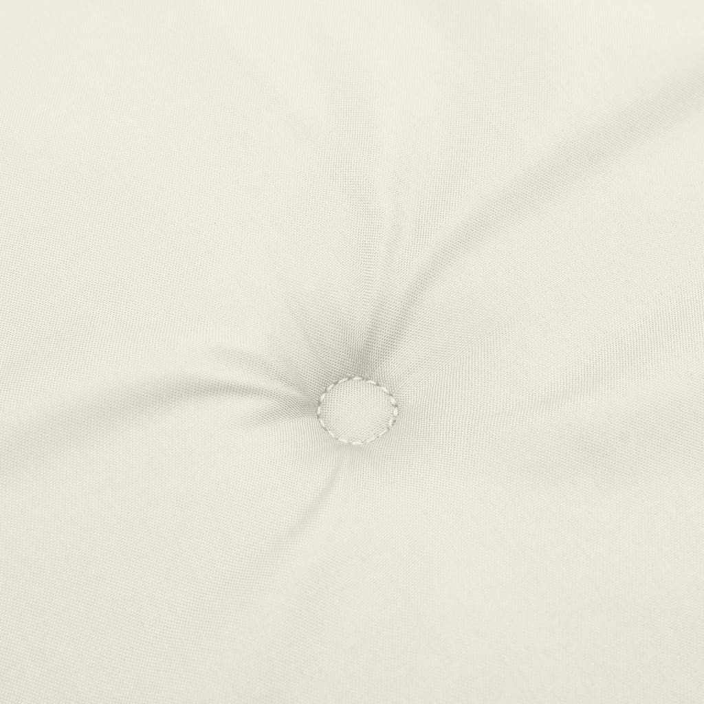hynde til havebænk 180x50x7 cm stof meleret cremefarvet