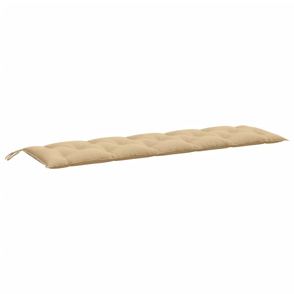 hynde til havebænk 180x50x7 cm stof meleret beige