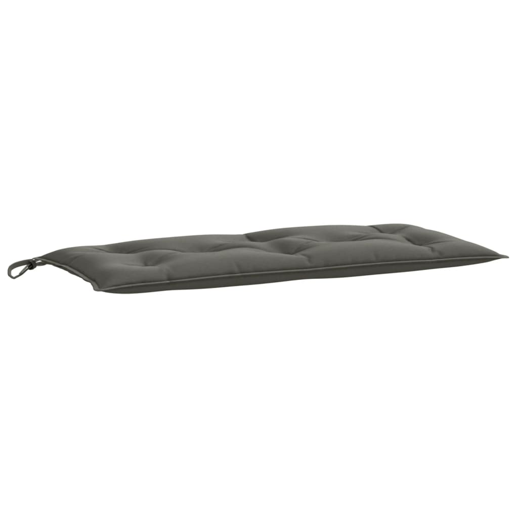 hynder til havebænk 2 stk. 100x50x7 cm stof meleret mørkegrå