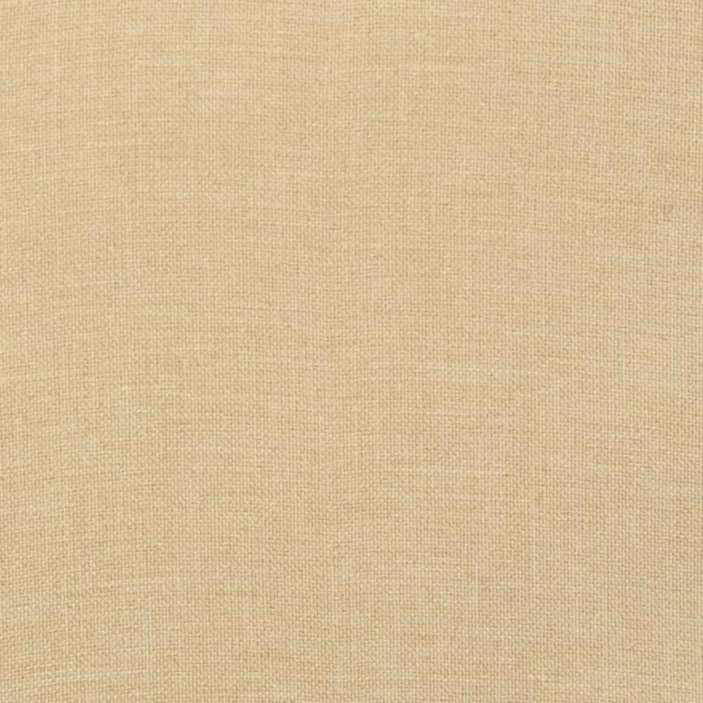 hynder til havebænk 2 stk. 100x50x7 cm stof meleret beige