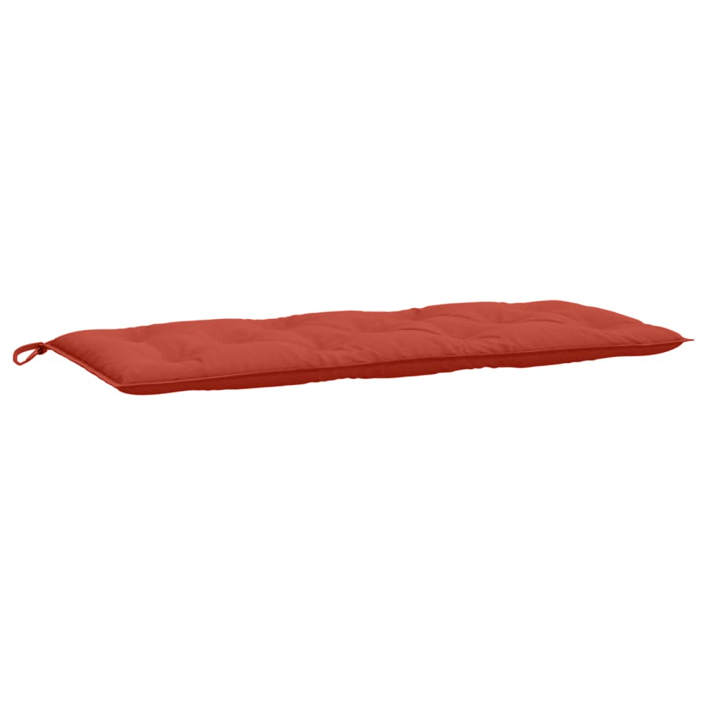 hynder til havebænk 2 stk. 120x50x7 cm stof meleret red