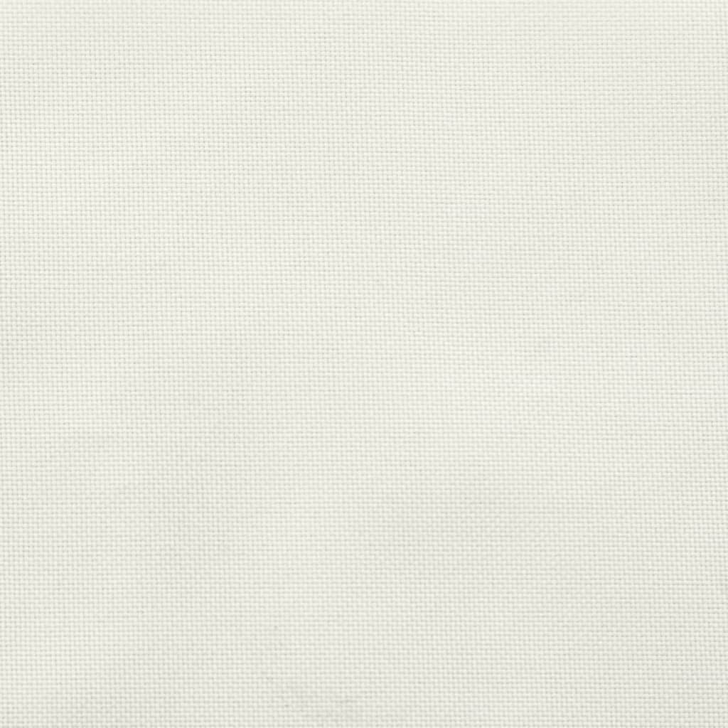hynder til havebænk 2 stk. 180x50x7 cm stof meleret cremefarvet