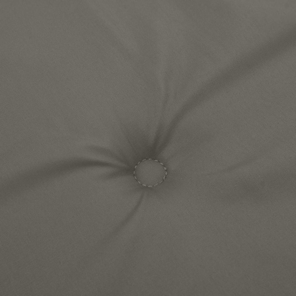 hynder til havebænk 2 stk. 200x50x7 cm stof meleret mørkegrå