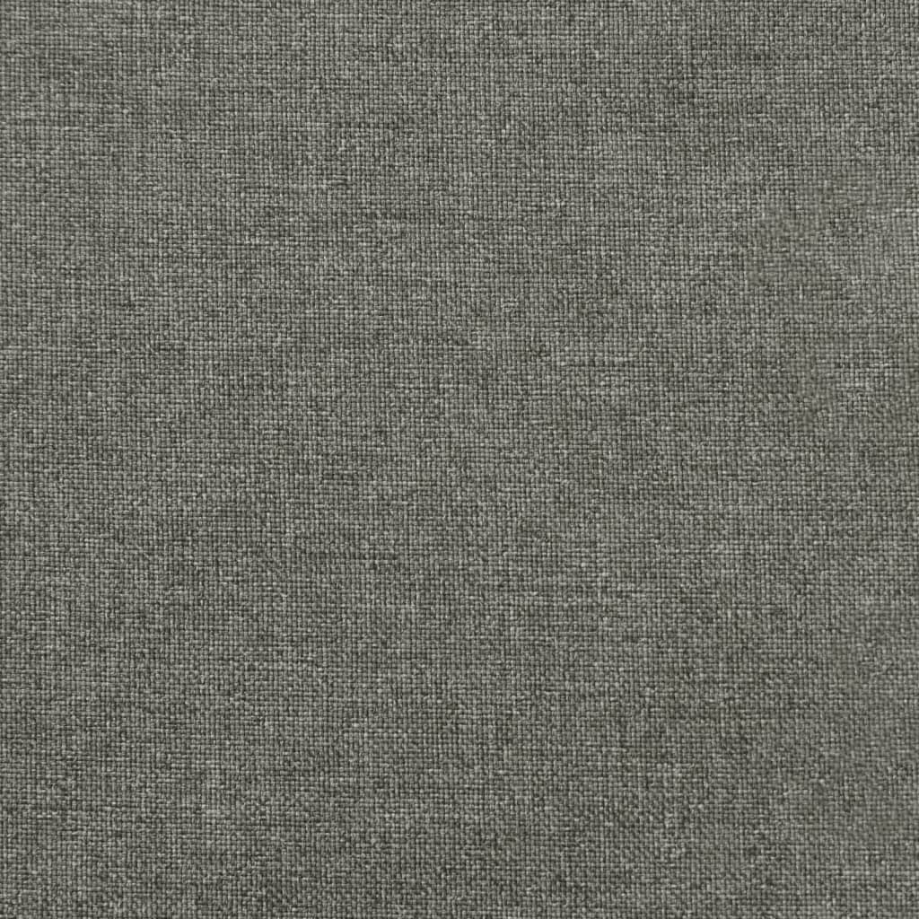 hynder til havebænk 2 stk. 200x50x7 cm stof meleret mørkegrå
