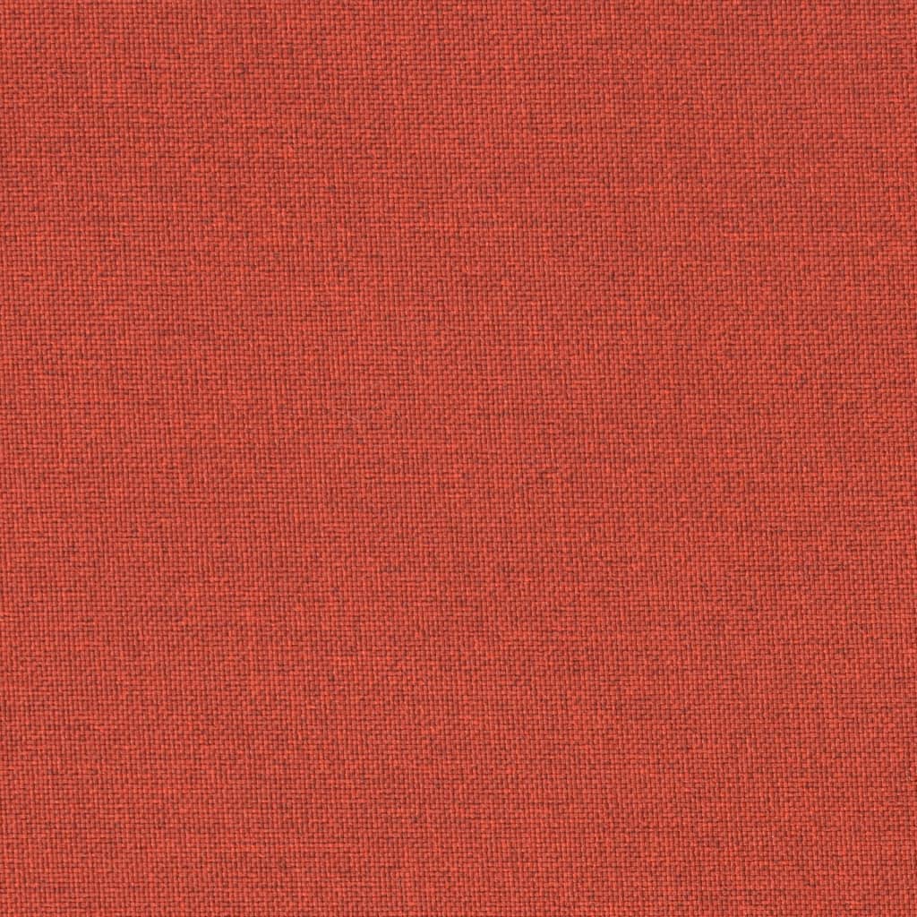 hynder til havebænk 2 stk. 200x50x7 cm stof meleret rød