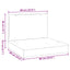 pallehynder 2 stk. stof meleret cremefarvet