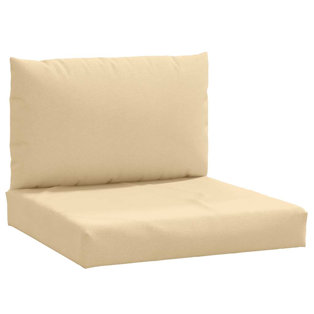 pallehynder 2 stk. stof meleret beige