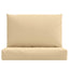 pallehynder 2 stk. stof meleret beige