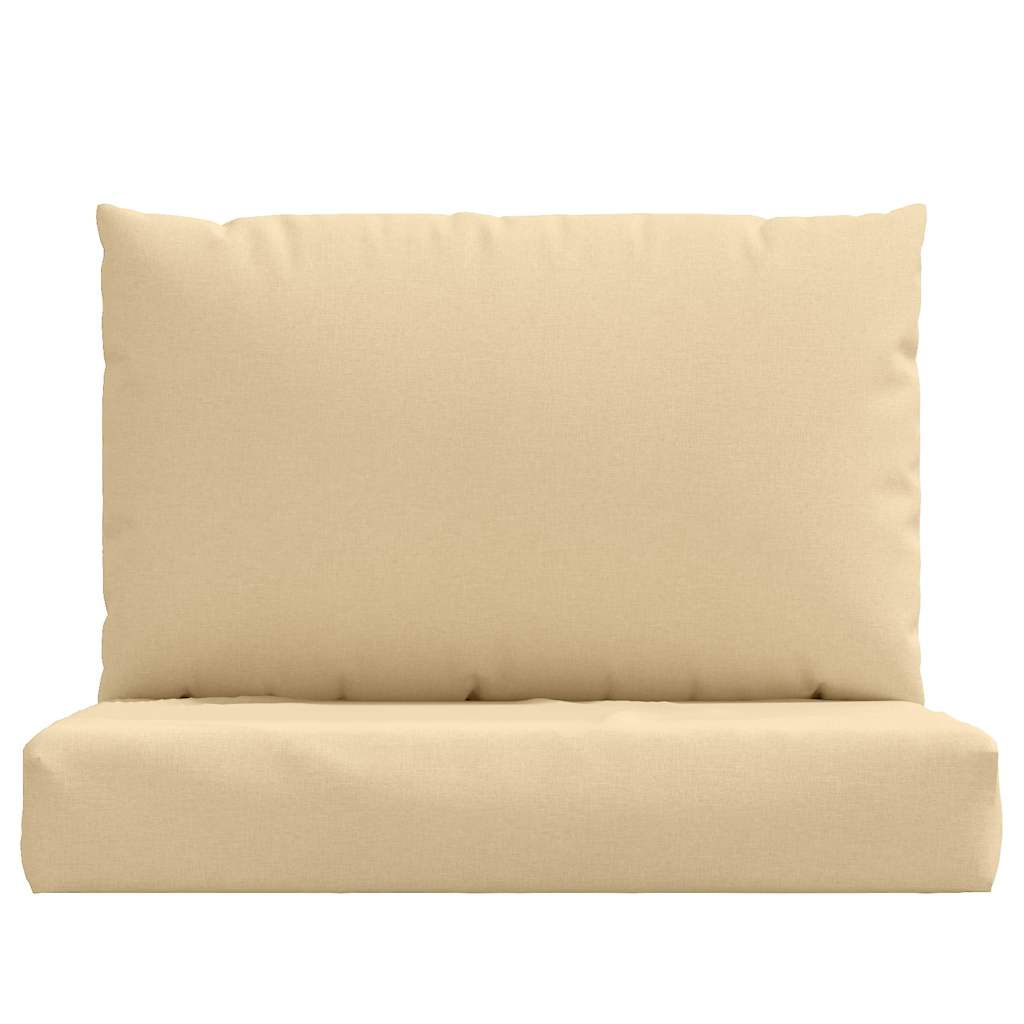 pallehynder 2 stk. stof meleret beige