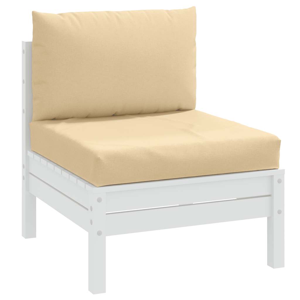 pallehynder 2 stk. stof meleret beige