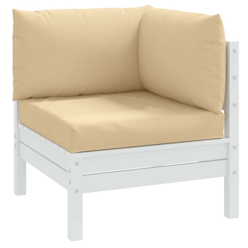 pallehynder 3 stk. stof meleret beige