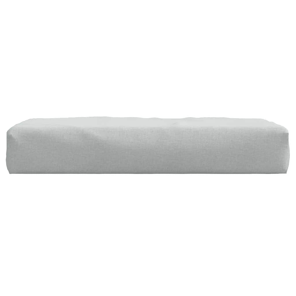 pallehynde 60x60x9,5 cm stof meleret lysegrå